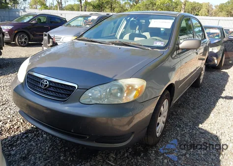 2007 Toyota Corolla Le из США, поврежденный, VIN 2T1BR32E27C777725